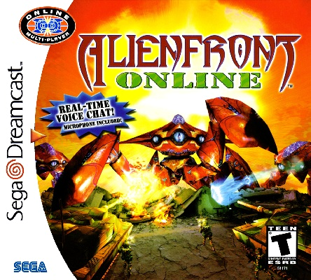 Front cover for Alien Front Online for the Sega Dreamcast.