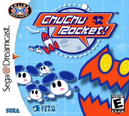 Front cover for ChuChu Rocket on the Sega Dreamcast.