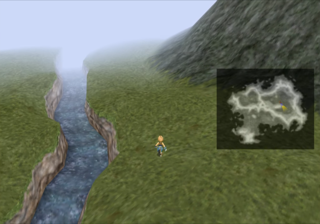 Zidane explores the world map.