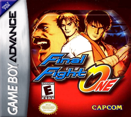Front cover for Final Fight One for the Game Boy Advance.