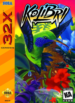 Front cover for Kolibri on the Sega 32X.