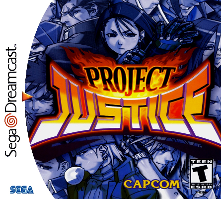 Front cover for Project Justice on the Sega Dreamcast.