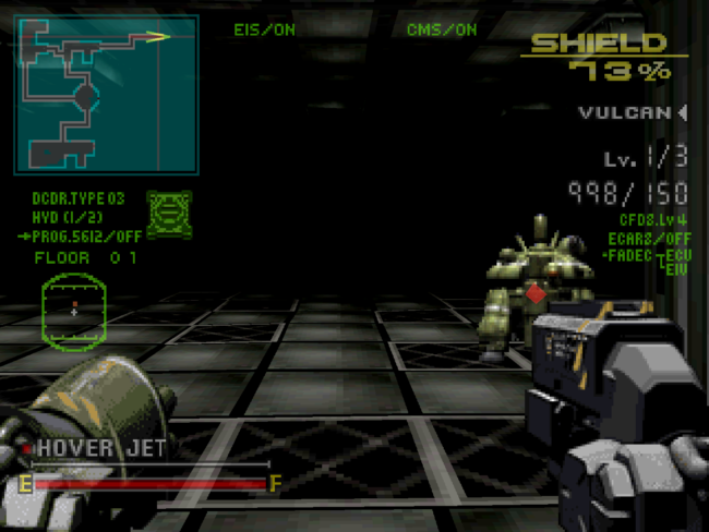 Exploring the corridors of the space station in Robotica.