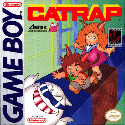 Front cover for Cat Trap for the Nintendo Game Boy.