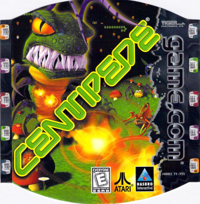 Front cover for Centipede for the Tiger Game.com.