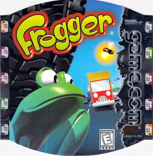 Front cover for Frogger for the Tiger Game.com.