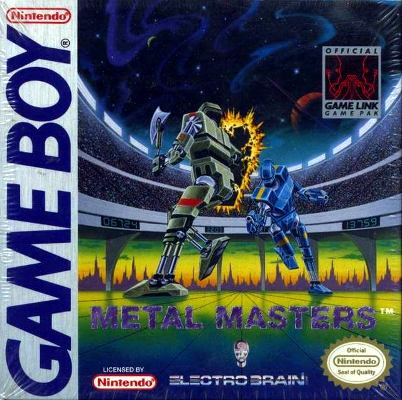 Front cover for Metal Masters for the Nintendo Game Boy.