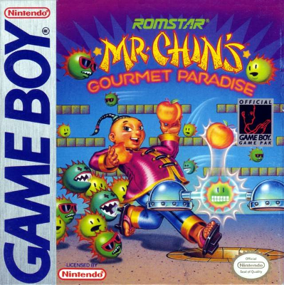 Front cover for Mr. Chin's Gourmet Paradise for the Nintendo Game Boy.