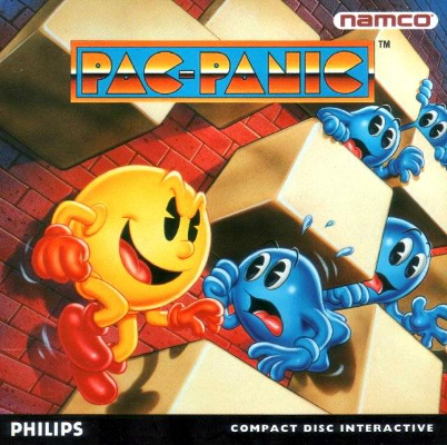 Front cover for Pac-Panic for the Phillips CD-i.
