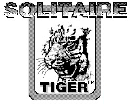 Title screen for Solitaire for the Tiger Game.com.