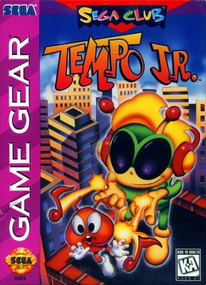 Front cover for Tempo Jr on the Sega Game Gear.