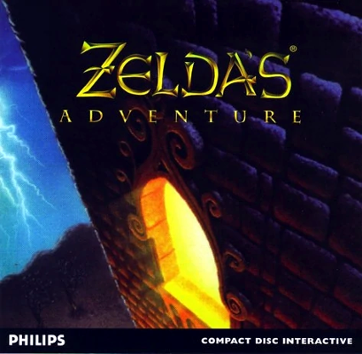 Front cover for Zelda's Adventure for the Phillips CD-i.