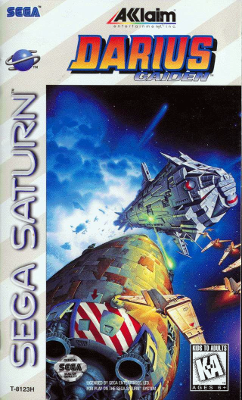 Front cover for Darius Gaiden for the Sega Saturn.