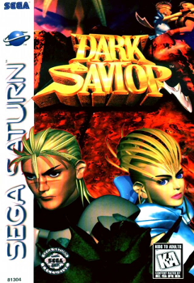 Front cover for Dark Savior for the Sega Saturn.