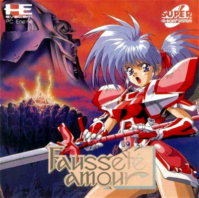 Front cover for Faussete Amour for the PC-Engine CD.