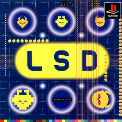 Front cover for LSD Dream Simulator for the Sony PlayStation.