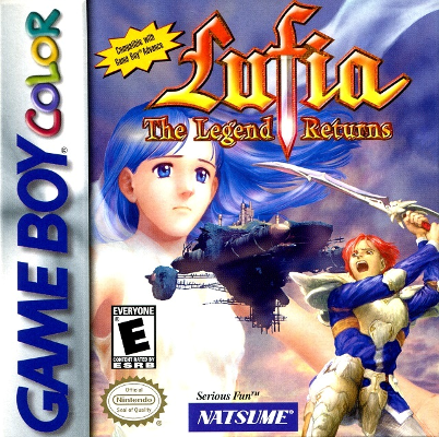 Front cover for Lufia: The Legend Returns for the Game Boy Color.