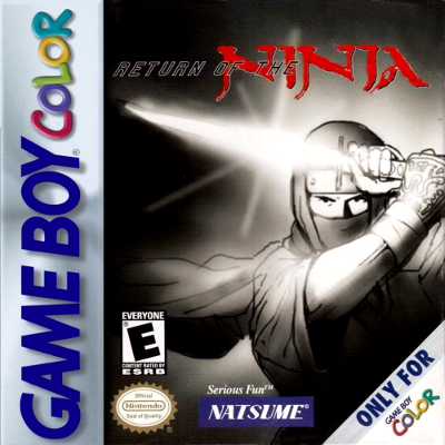 Front cover for Return of the Ninja for the Game Boy Color.