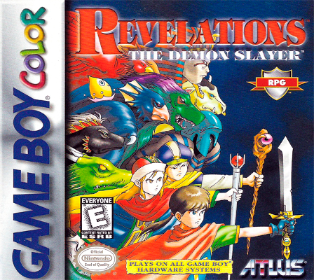 Front cover for Revelations: The Demon Slayer for the Game Boy Color.