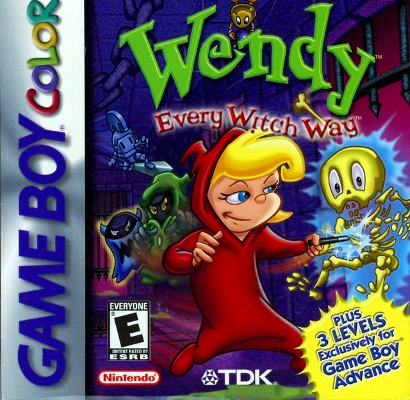 Front cover for Wendy Every Witch Way for the Game Boy Color.