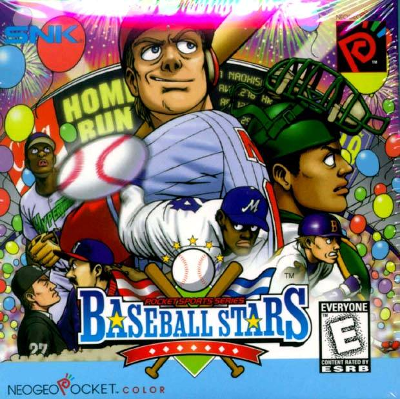 Front cover for Baseball Stars Color for the Neo Geo Pocket Color.