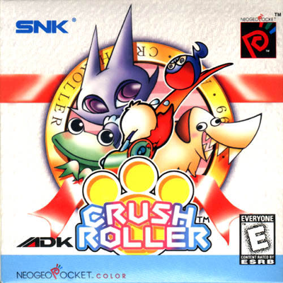 Front cover for Crush Roller for the Neo Geo Pocket Color.