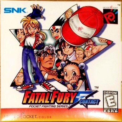 Front cover for Fatal Fury: First Contact for the Neo Geo Pocket Color.