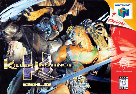 Front cover for Killer Instinct Gold for the Nintendo 64.