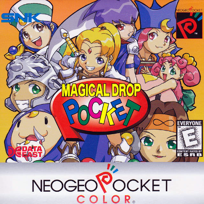 Front cover for Magical Drop Pocket for the Neo Geo Pocket Color.