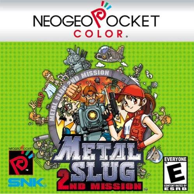Front cover for Metal Slug 2nd Mission for the Neo Geo Pocket Color.