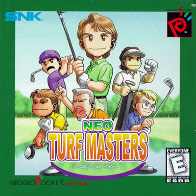 Front cover for Neo Turf Masters for the Neo Geo Pocket Color.