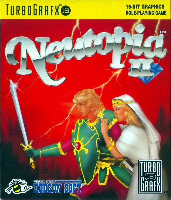 Front cover for Neutopia II for the TurboGrafx-16.