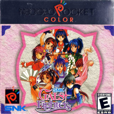 Front cover for SNK Gals Fighter for the Neo Geo Pocket Color.