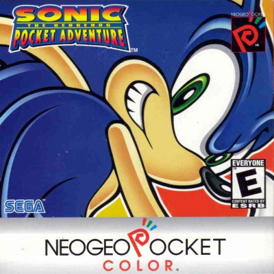 Front cover for Sonic the Hedgehog: Pocket Adventure for the Neo Geo Pocket Color.