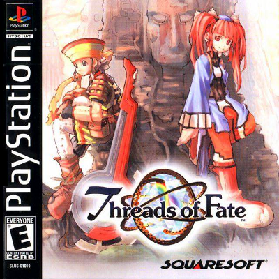 Front cover for Threads of Fate for the Sony PlayStation.