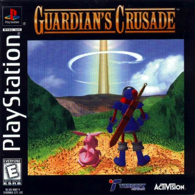 Front cover for Guardian's Crusade for the Sony PlayStation.