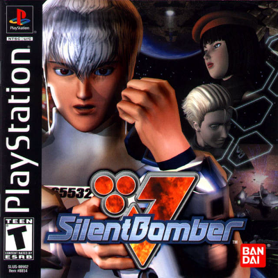 Front cover for Silent Bomber for the Sony PlayStation.