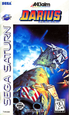 Front cover for Darius Gaiden for the Sega Saturn.