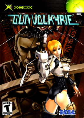 Front cover for Gunvalkyrie for the Microsoft Xbox.