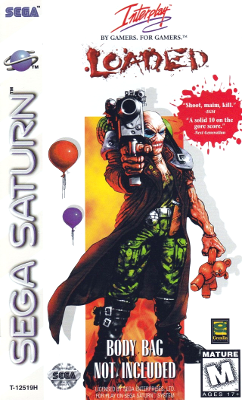 Front cover for Loaded for the Sega Saturn.