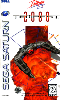 Front cover for Tempest 2000 on the Sega Saturn.