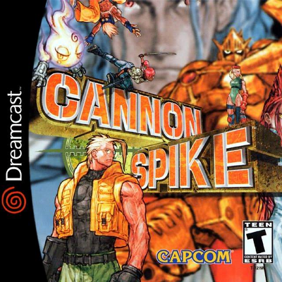 Front cover for Cannon Spike for the Sega Dreamcast.