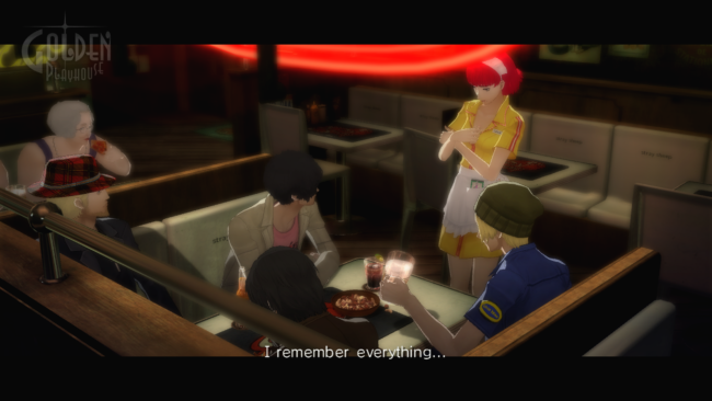Vincent and friends enjoy some adult beverages at the Stray Sheep.