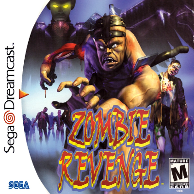 Front cover for Zombie Revenge on the Sega Dreamcast.