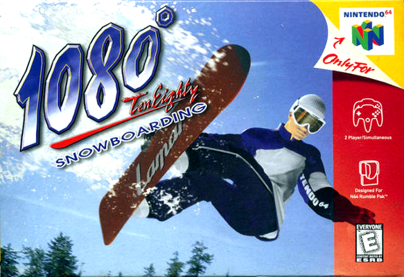Front cover for 1080 Degree Snowboarding for the Nintendo 64.