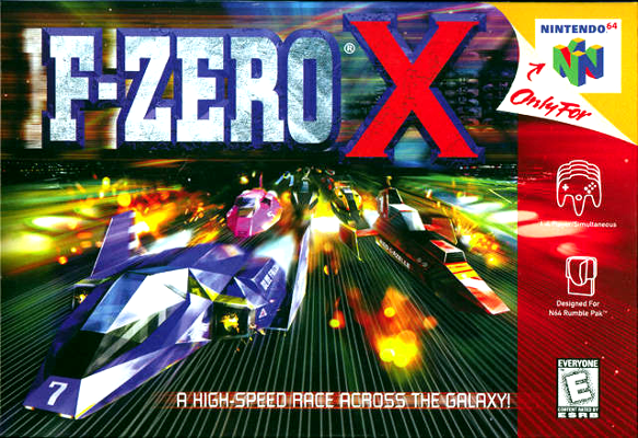 Front cover for F-Zero X on the Nintendo 64.