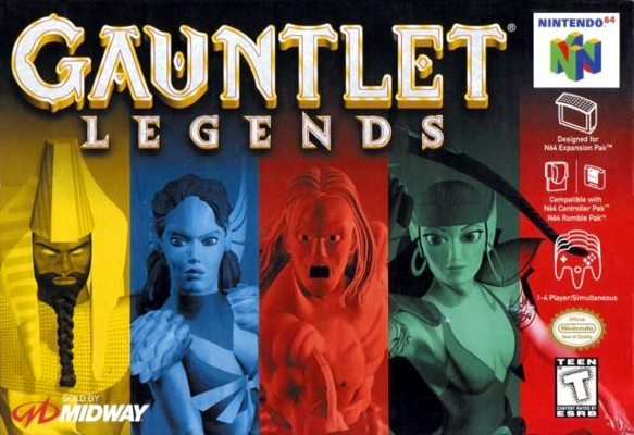 Front cover for Gauntlet Legends on the Nintendo 64.