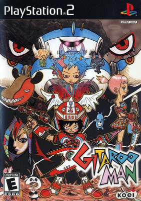 Front cover for Gitaroo Man for the Sony PlayStation 2.