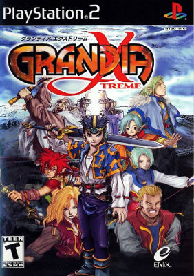 Front cover for Grandia Xtreme for the Sony PlayStation 2.