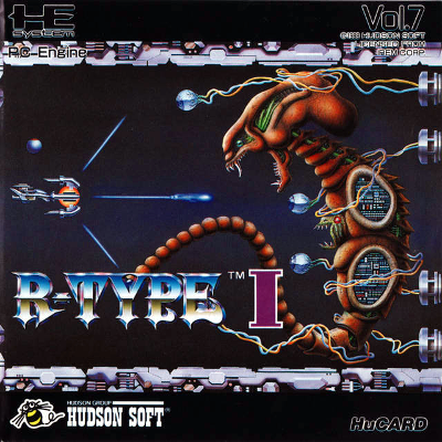 Front cover for R-Type for the PC-Engine.